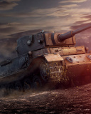 Screenshot №1 pro téma ARL 44 Tank from World of Tanks 128x160