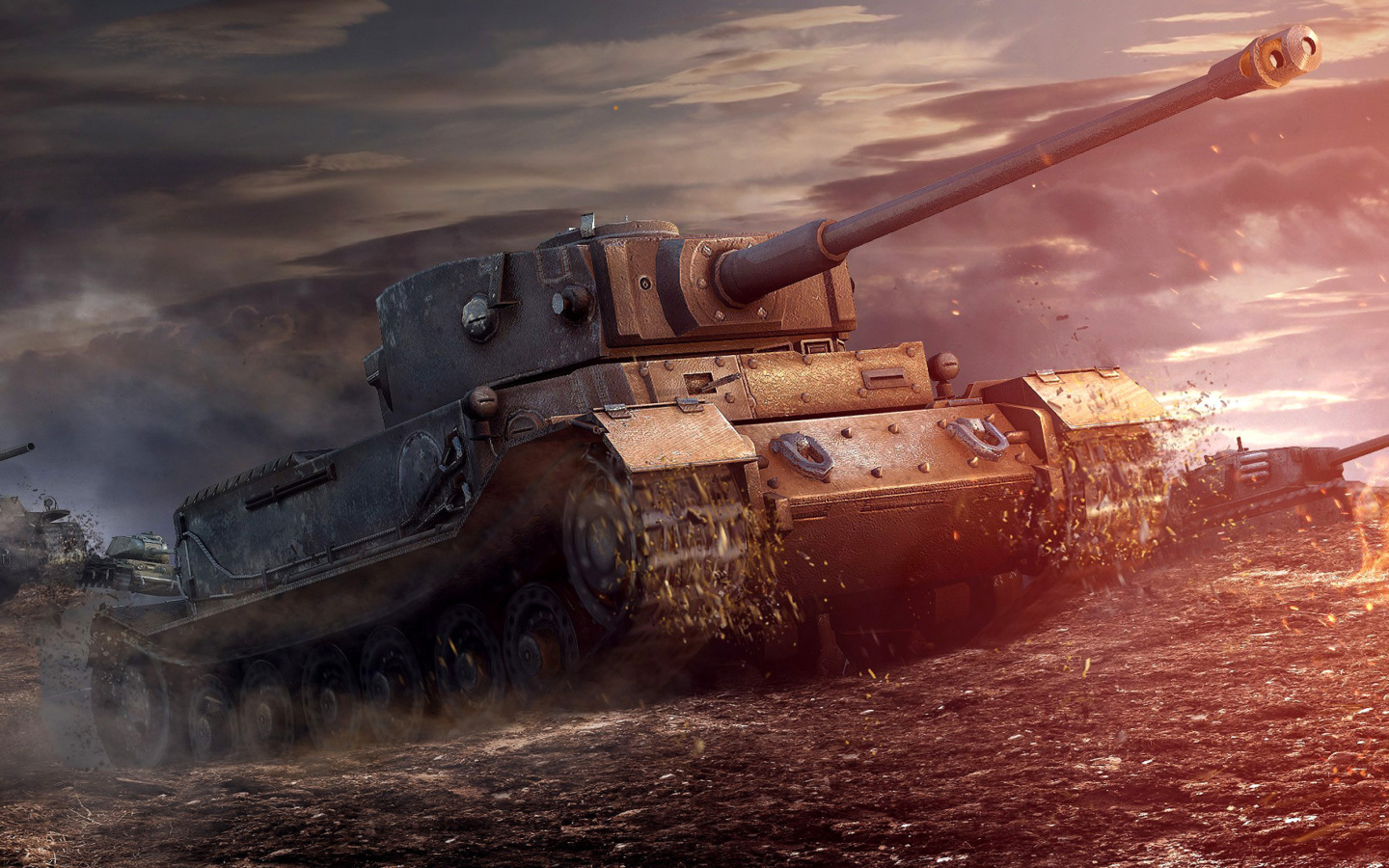 Screenshot №1 pro téma ARL 44 Tank from World of Tanks 1440x900