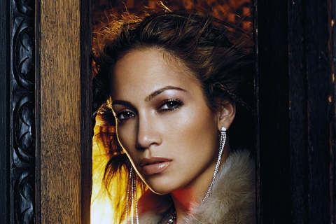 Fondo de pantalla Jennifer Lopez 480x320