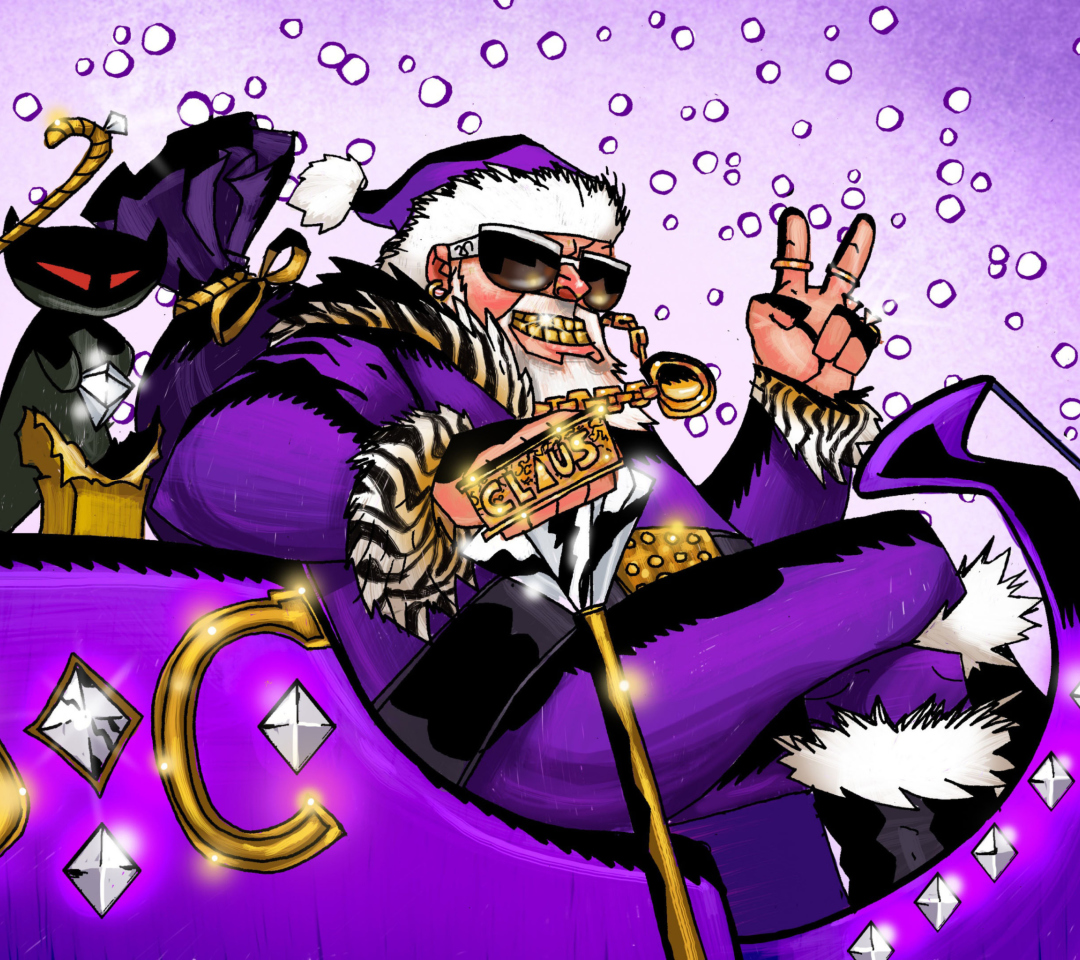 Das Cool Claus Wallpaper 1080x960