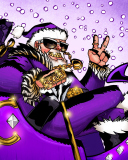 Cool Claus wallpaper 128x160