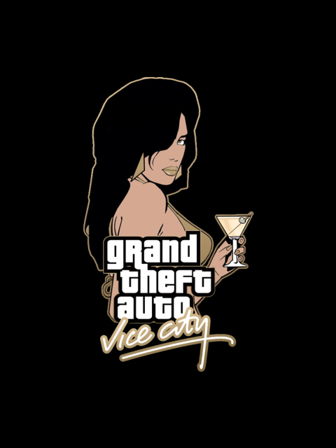 Fondo de pantalla Grand Theft Auto Vice City 480x640