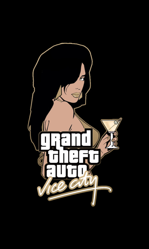 Grand Theft Auto Vice City wallpaper 480x800