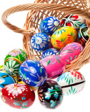 Fondo de pantalla Easter Eggs 128x160