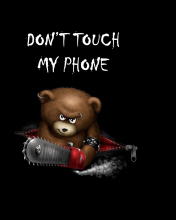 Screenshot №1 pro téma Dont Touch My Phone 176x220