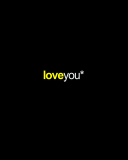 Fondo de pantalla Love You 128x160