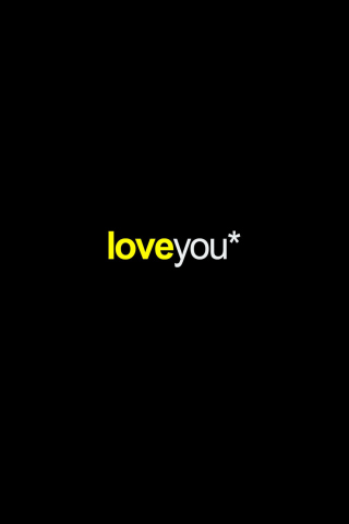 Fondo de pantalla Love You 320x480