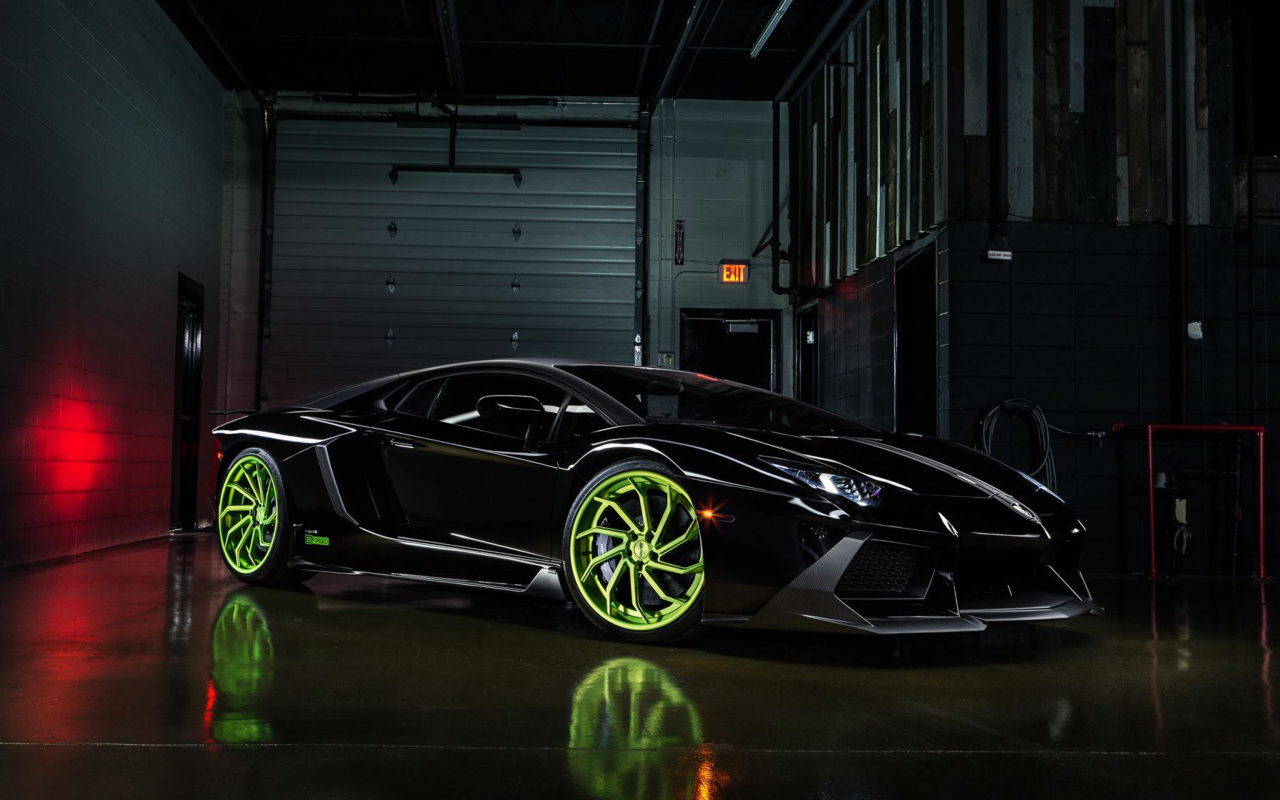 Fondo de pantalla Lamborghini Aventador 1280x800