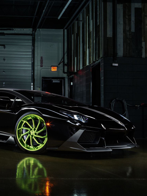 Sfondi Lamborghini Aventador 480x640