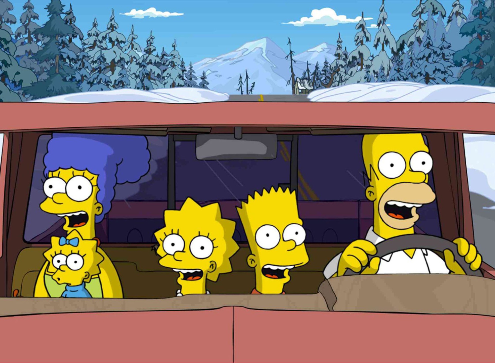 Fondo de pantalla Simpsons Family 1920x1408