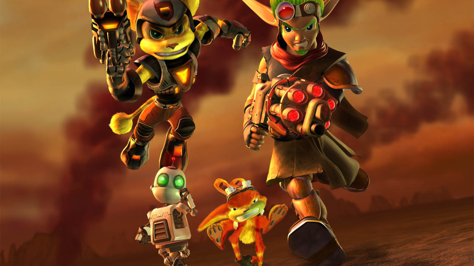 Jak and Daxter - Ratchet and Clank wallpaper 1600x900