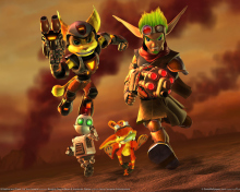 Das Jak and Daxter - Ratchet and Clank Wallpaper 220x176