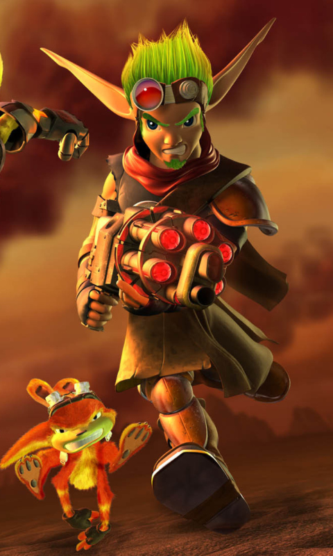 Jak and Daxter - Ratchet and Clank wallpaper 480x800