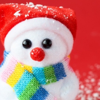Cute Christmas Snowman wallpaper 208x208