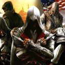 Fondo de pantalla Assassins Creed Altair Ezio Connor 128x128