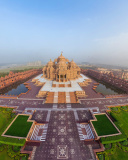 Das Akshardham, Delhi, Golden Temple Wallpaper 128x160