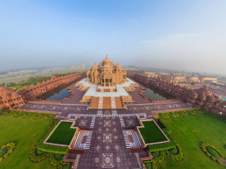 Fondo de pantalla Akshardham, Delhi, Golden Temple 320x240