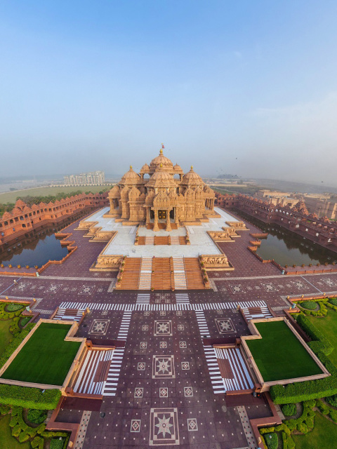Sfondi Akshardham, Delhi, Golden Temple 480x640