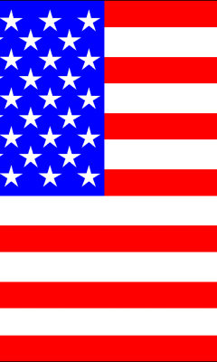Das Us Flag Wallpaper 240x400