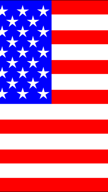 Fondo de pantalla Us Flag 360x640