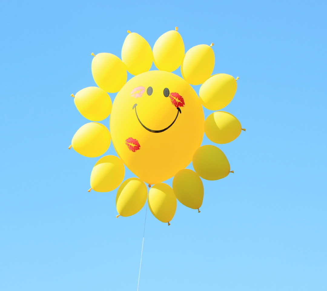 Happy Balloon wallpaper 1080x960