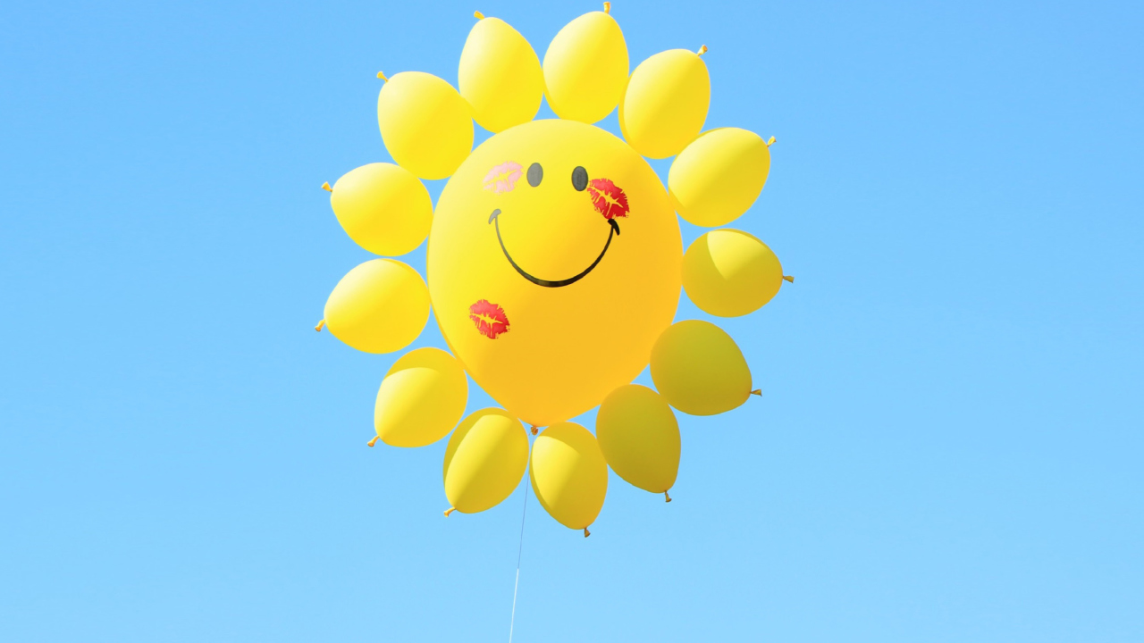 Das Happy Balloon Wallpaper 1280x720