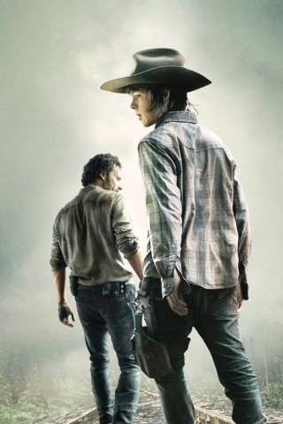 The Walking Dead 2014 wallpaper 320x480