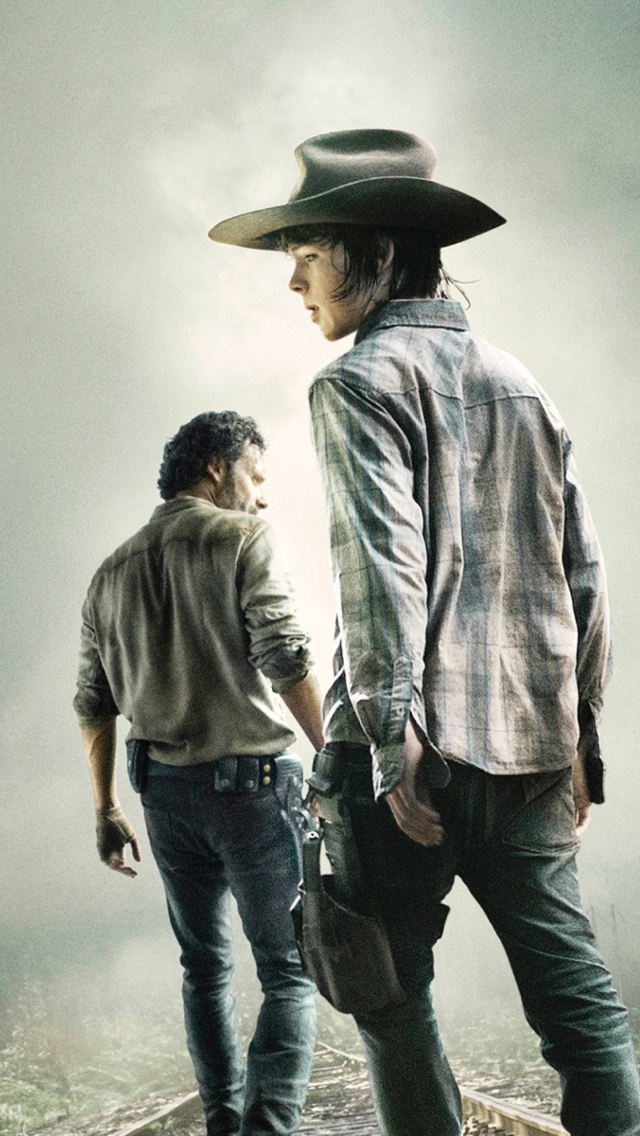 The Walking Dead 2014 wallpaper 640x1136