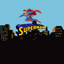 Fondo de pantalla Superman Cartoon 208x208