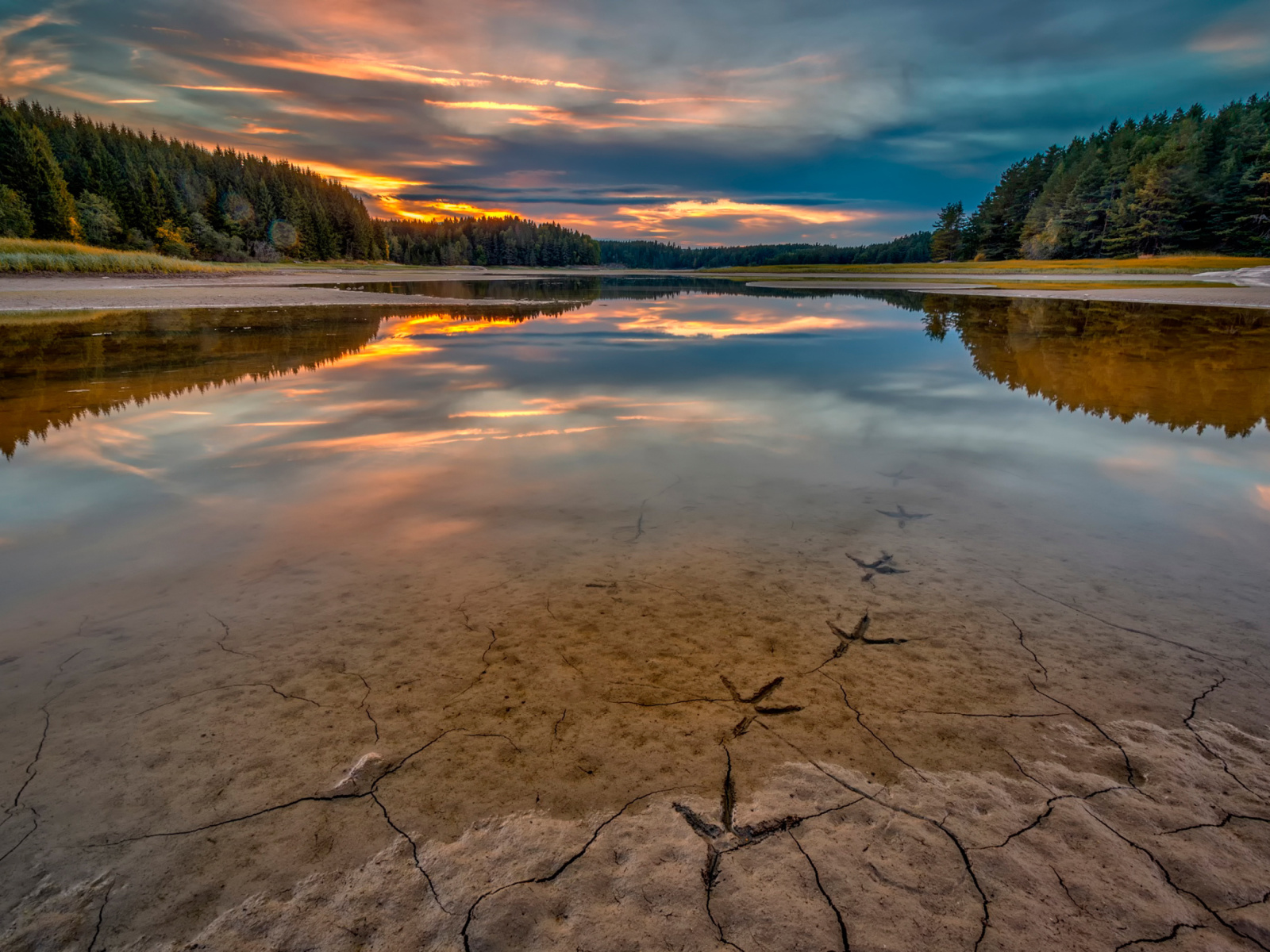 Обои River Evening 1600x1200