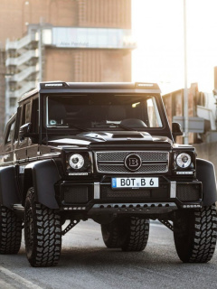 Mercedes Benz G63 AMG 6x6 Devil Pickup wallpaper 240x320