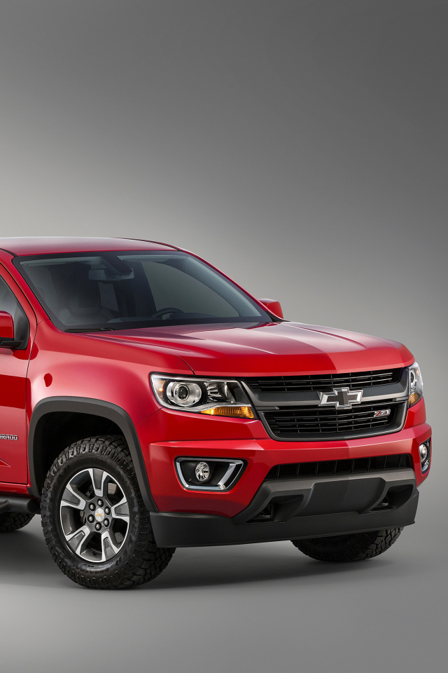 Das Chevrolet Colorado Pickup Small Truck Z71 Wallpaper 640x960