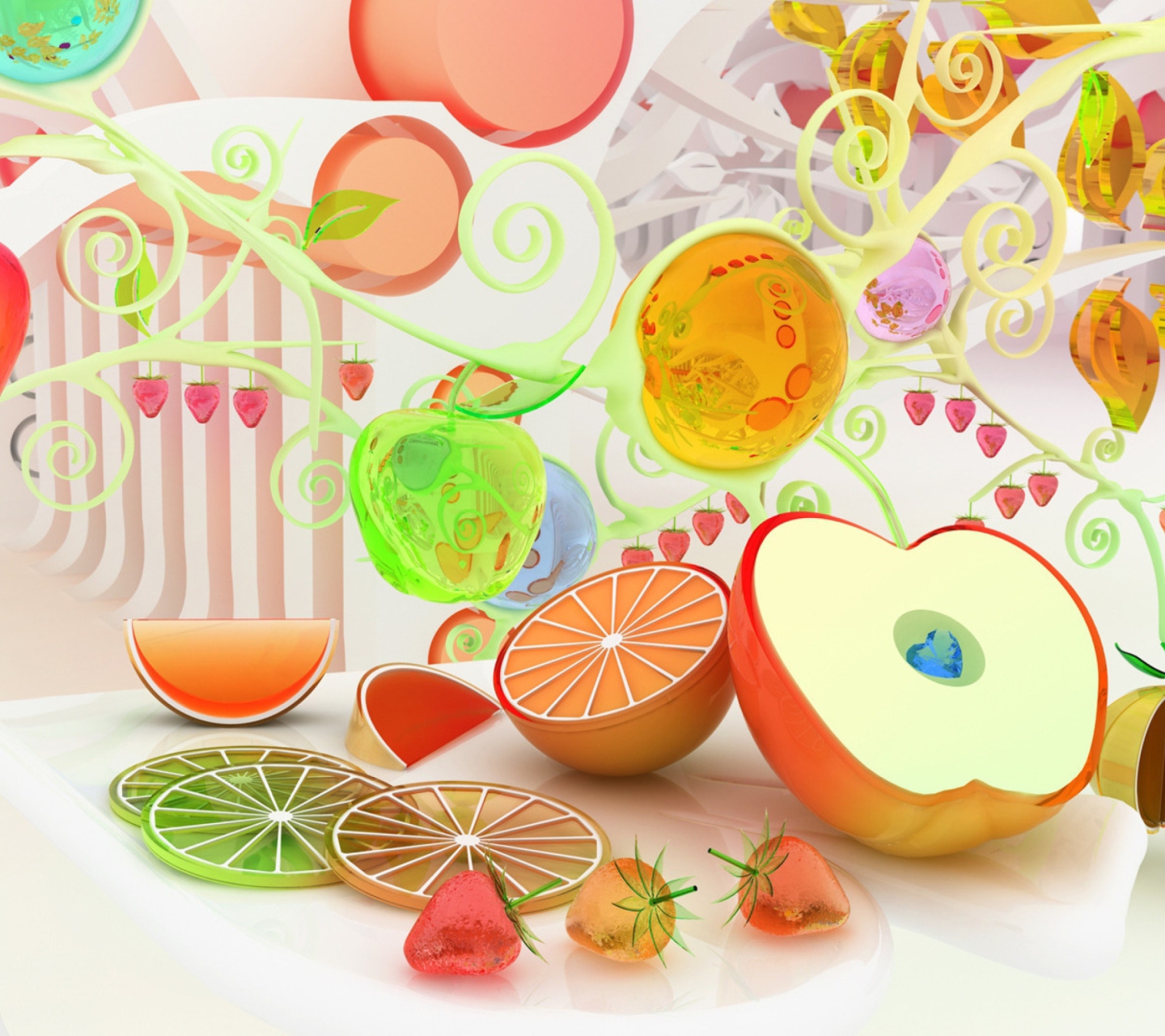 Fruit wallpaper 1440x1280