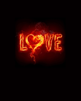 Fire Love Wallpaper for HTC Titan