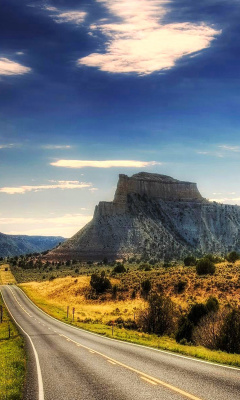 Landscape with great Rock screenshot #1 240x400