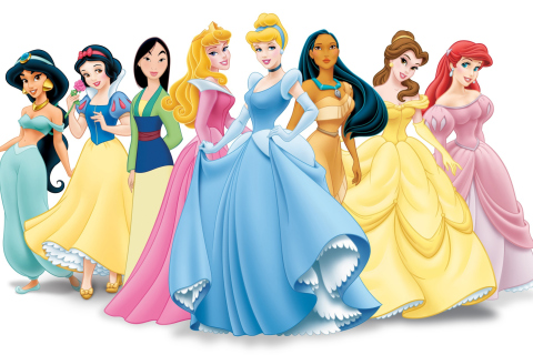Das Disney Princess Wallpaper 480x320
