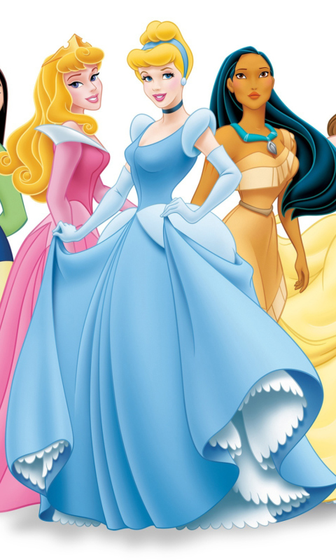 Fondo de pantalla Disney Princess 480x800