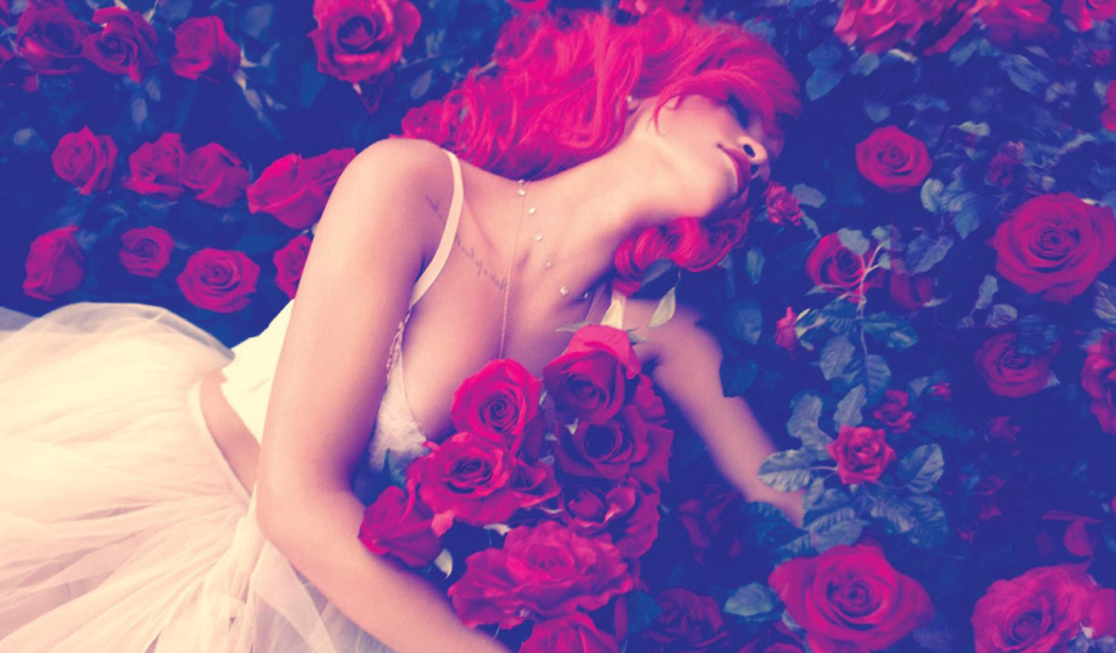 Screenshot №1 pro téma Rihanna's Roses 1024x600