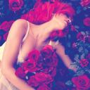 Das Rihanna's Roses Wallpaper 128x128