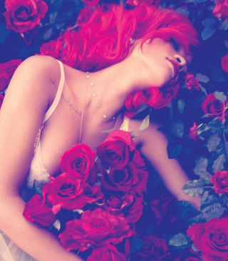 Rihanna's Roses - Obrázkek zdarma pro LG UX-700 Bliss