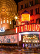 Moulin Rouge cabaret in Paris wallpaper 132x176