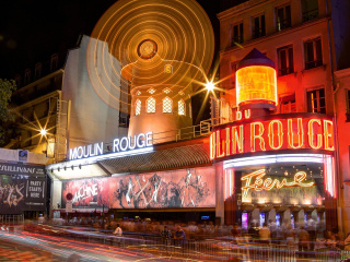 Moulin Rouge cabaret in Paris wallpaper 320x240