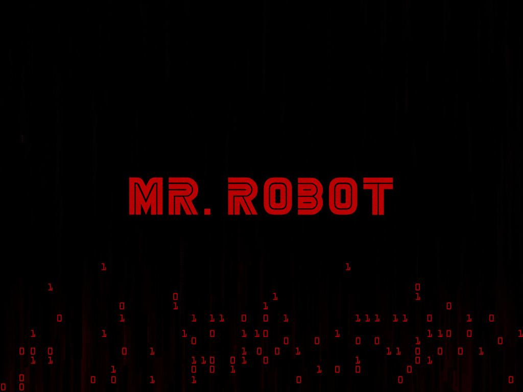 Mr Robot Logo wallpaper 1024x768