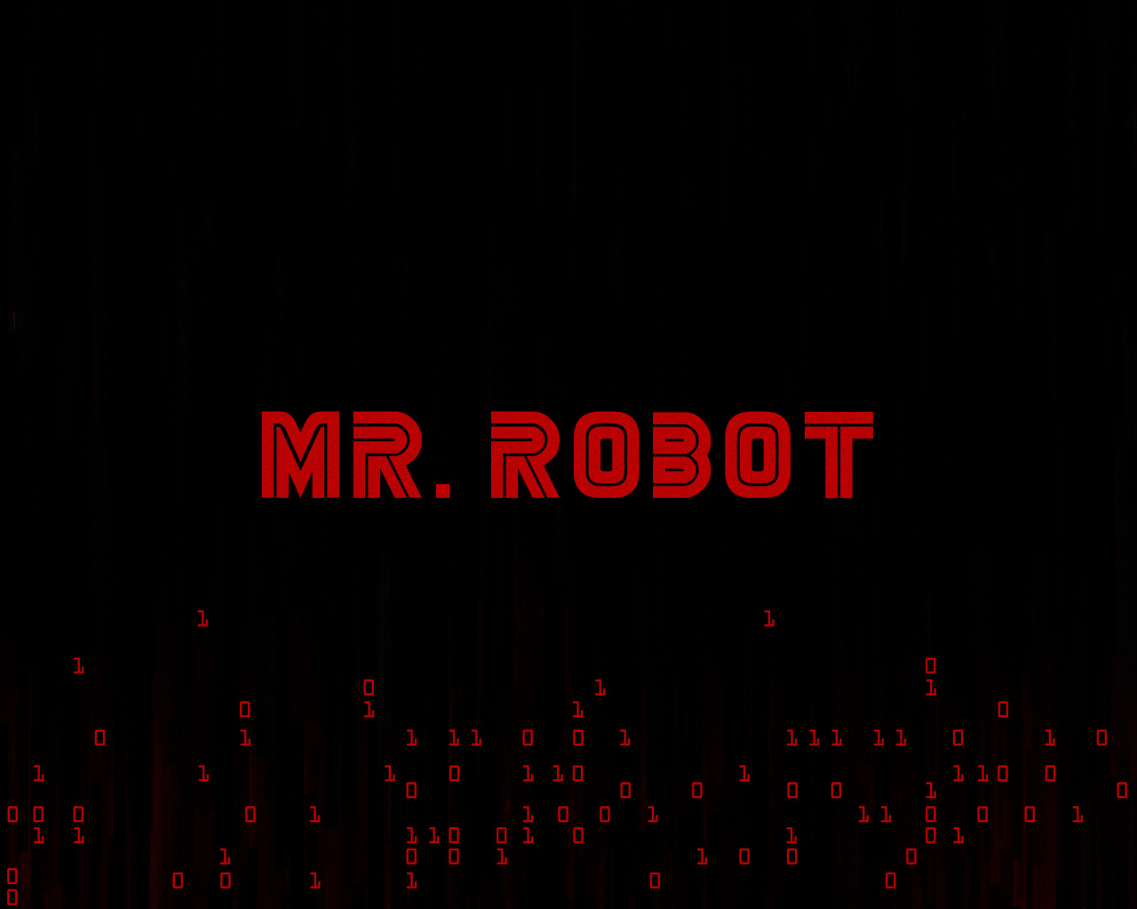 Mr Robot Logo wallpaper 1280x1024