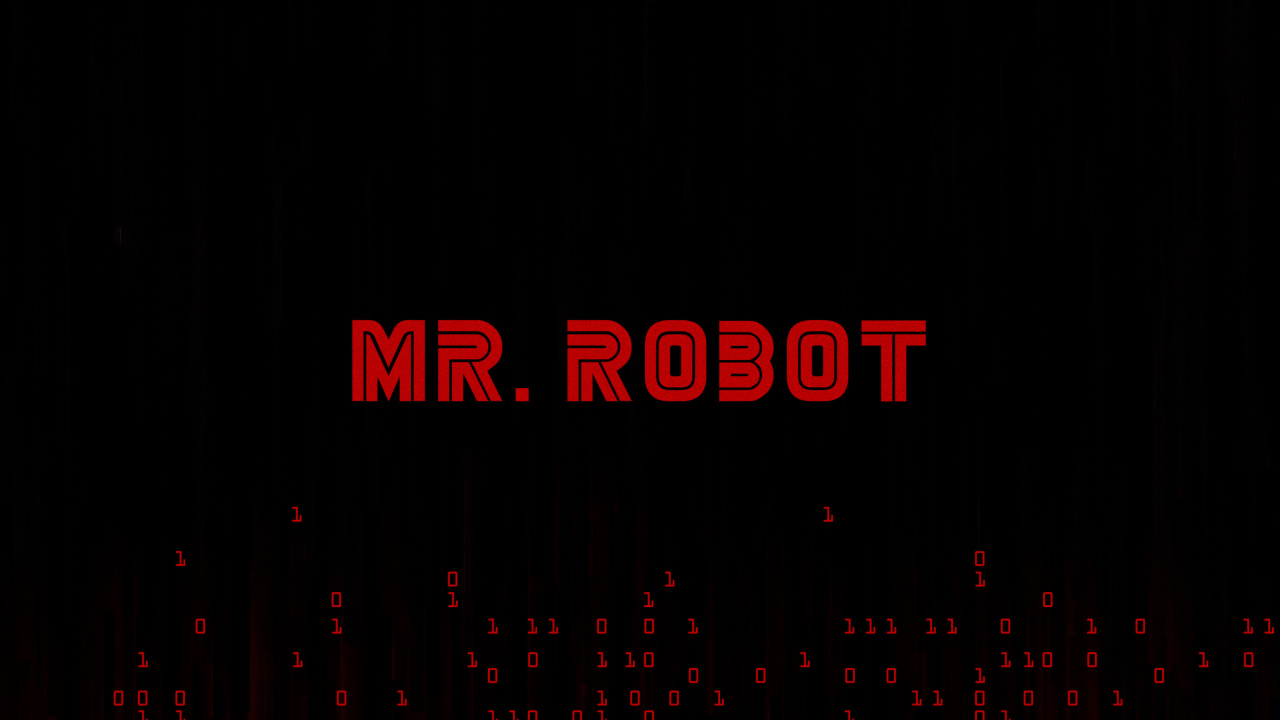 Das Mr Robot Logo Wallpaper 1280x720