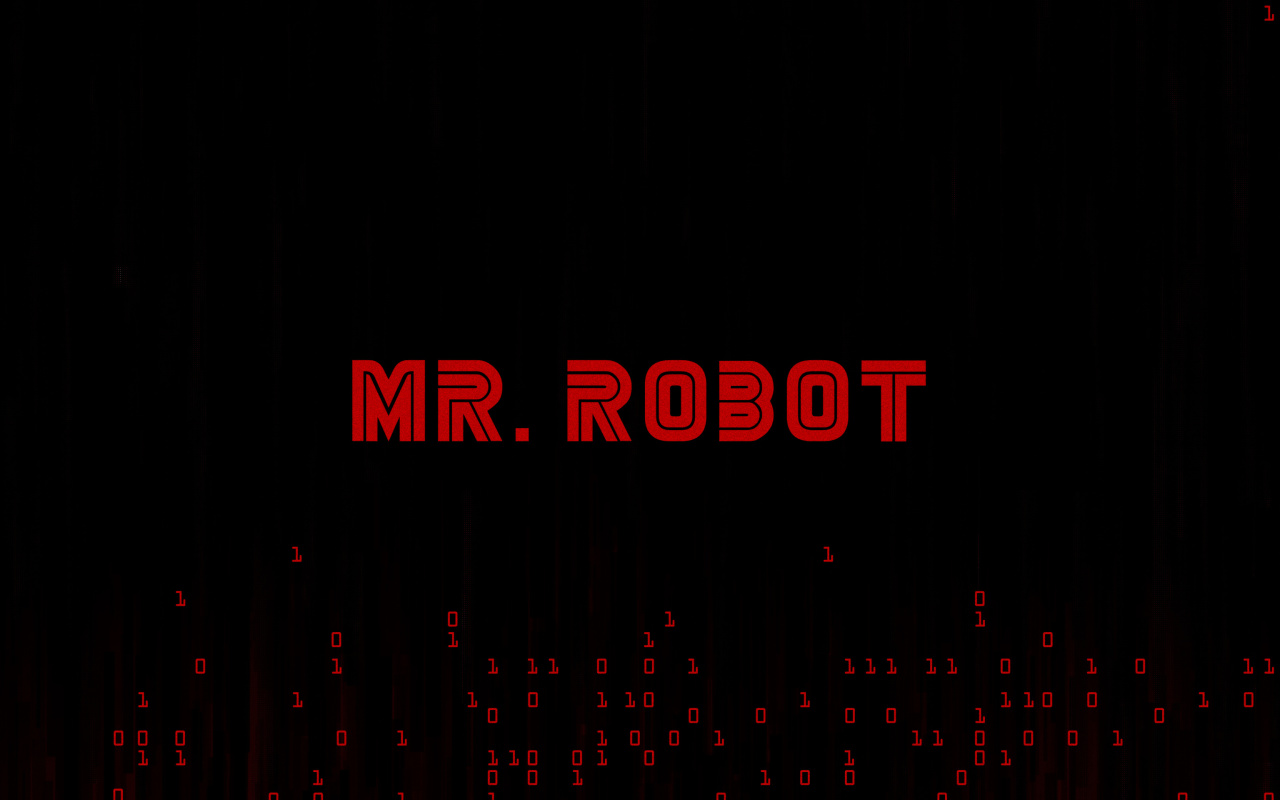 Mr Robot Logo wallpaper 1280x800