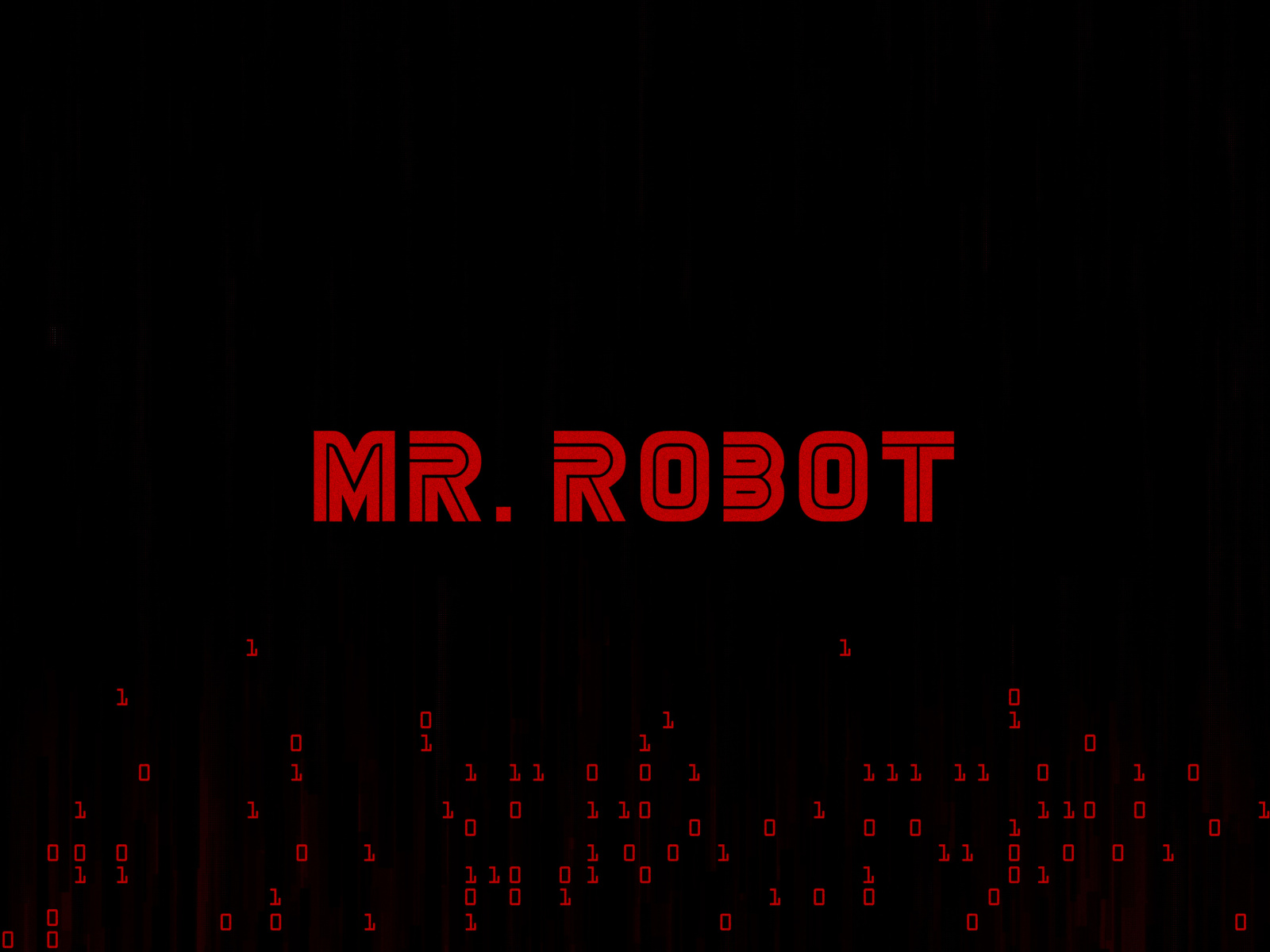 Das Mr Robot Logo Wallpaper 1600x1200