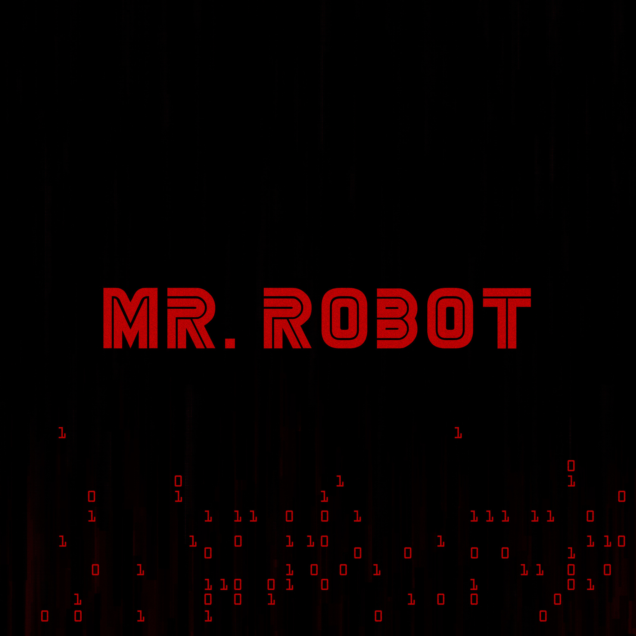 Mr Robot Logo wallpaper 2048x2048