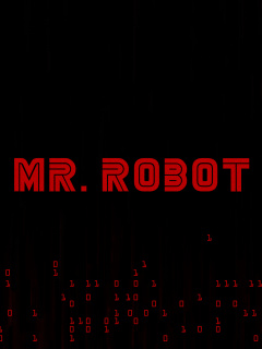 Fondo de pantalla Mr Robot Logo 240x320