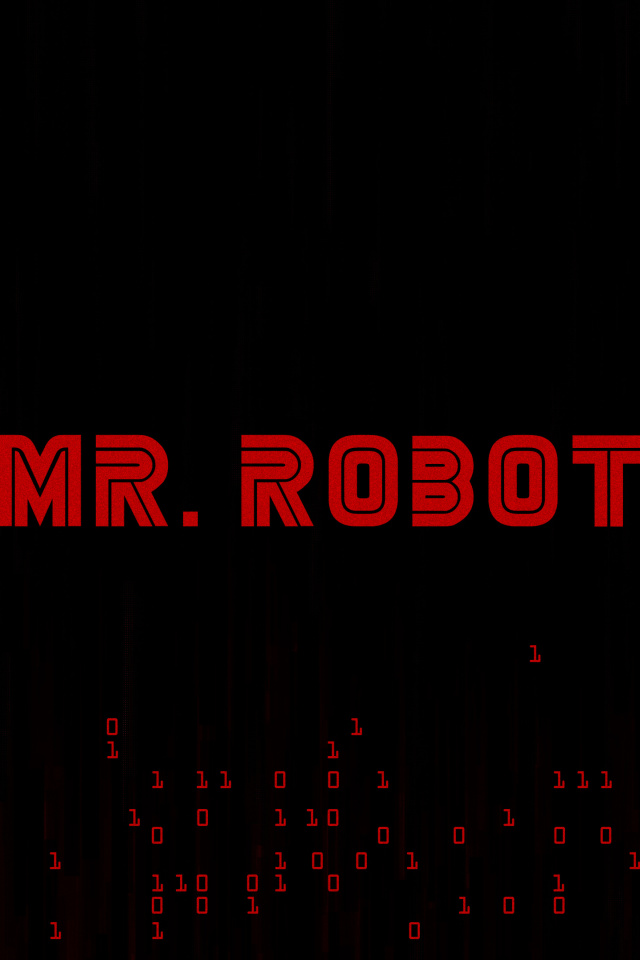 Mr Robot Logo wallpaper 640x960